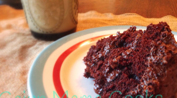 Extreme chocolate cake aka celebration cake