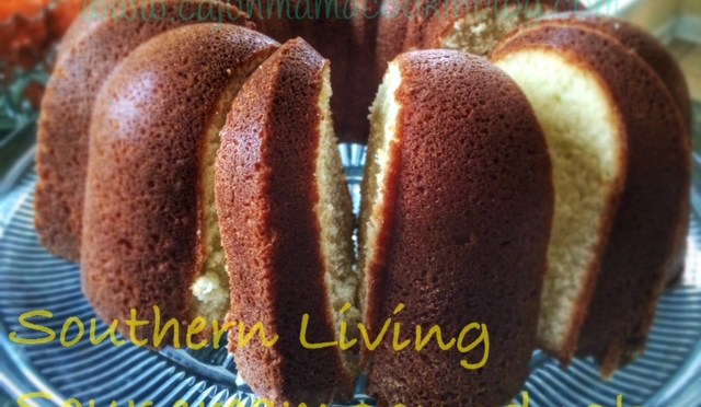 Southern Living Pound cake and the perfectionist super woman who lives in my head