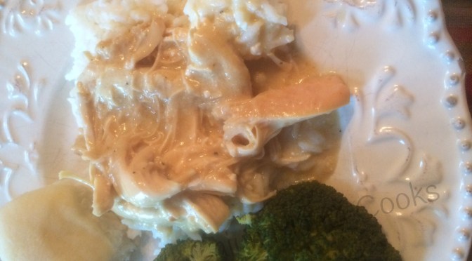 Crockpot chicken and gravy and welcoming Fall