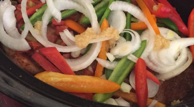 Crock pot fajitas and back to the future 
